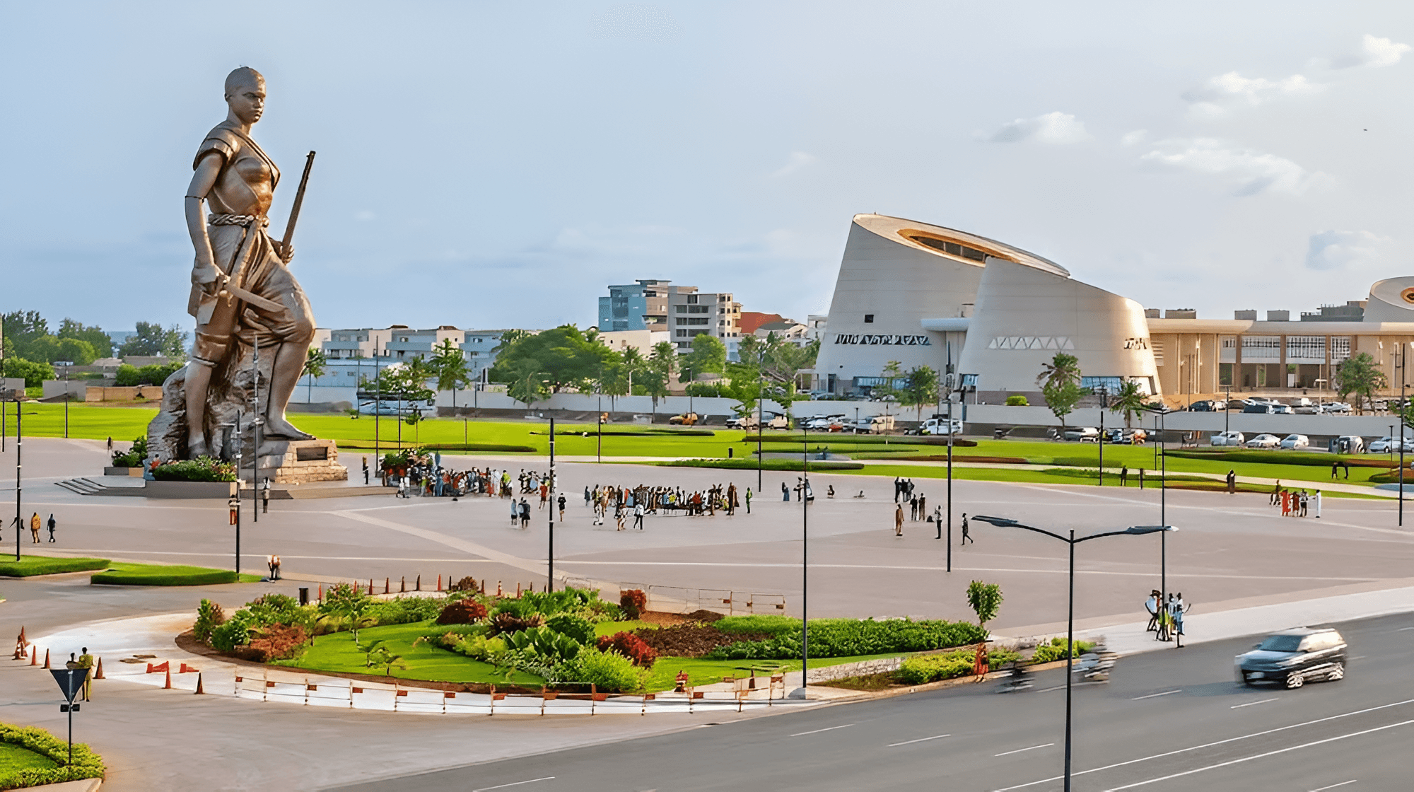 Place de l'Amazone, Cotonou